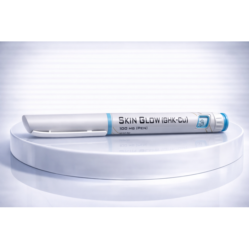 Skin Glow - GHK-Cu | Разфасовка: 100 mg, Основна цел: Кожна регенерация и колаген, Вторична цел: Подобряване вида на коса и кожа