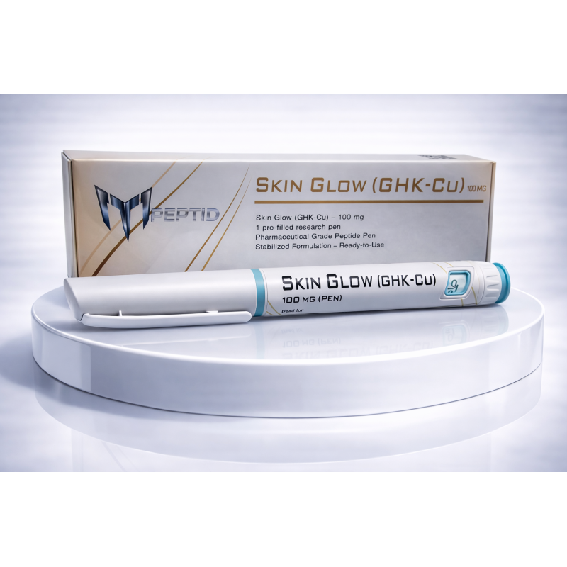 Skin Glow - GHK-Cu | Разфасовка: 100 mg, Основна цел: Кожна регенерация и колаген, Вторична цел: Подобряване вида на коса и кожа