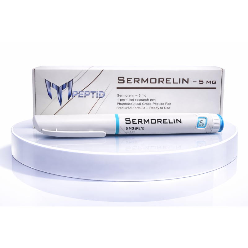 Sermorelin | Разфасовка: 5 mg, Основна цел: Повишаване на GH секрецията, Вторична цел: Подобряване на съня и тонуса